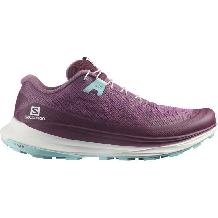 Burgundy Salomon Ultra Glide Women\'s Trail Running Shoes | IE WE4706